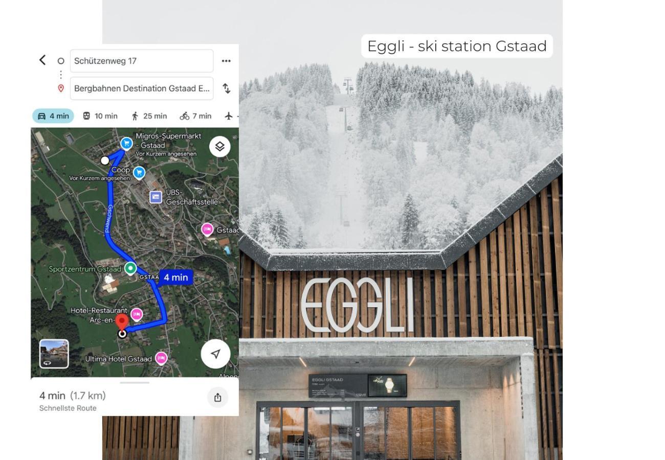Cozy Place In Gstaad Center Exterior foto
